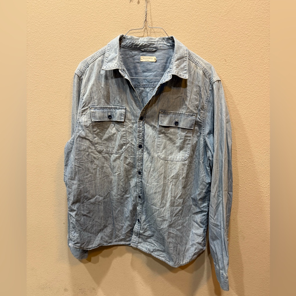 All Saints Dearne Denim Shirt